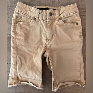 246. Kid’s Joe’s Jean Shorts Tan Cotton with Frayed Hem Style